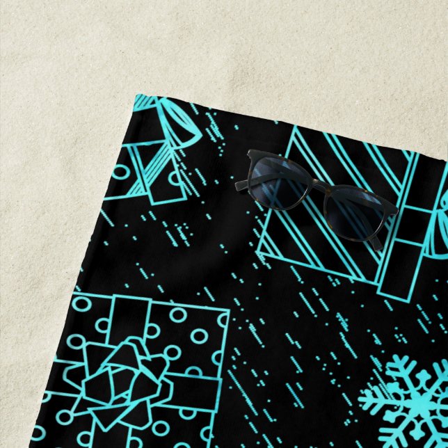 Serviette De Plage Cadeaux de Noël 9 (En situation)