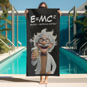 Serviette De Plage Café Mad Scientifique