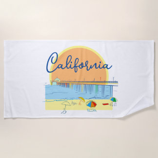 Serviette De Plage Californie