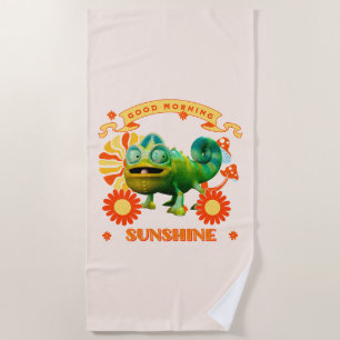 Serviette De Plage Caméléon drôle Bonjour Soleil