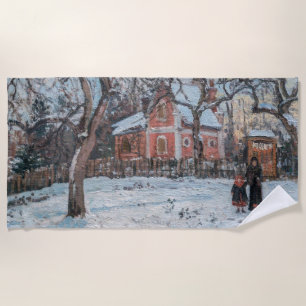 Serviette De Plage Camille Pissarro - Chataigniers a Louvecienne