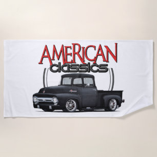 Serviette De Plage Camion américain classique