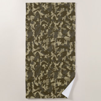 Serviette De Plage Camouflage central