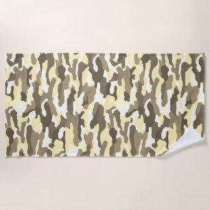 Serviette De Plage Camouflage du désert