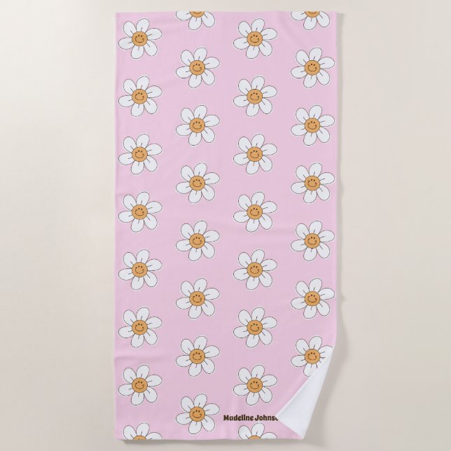 Serviette De Plage Camp de garde personnalisé (Devant)