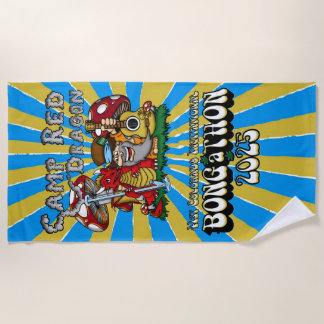 Serviette De Plage Camp Red Dragon 2025 B.A.T. Beach Towel