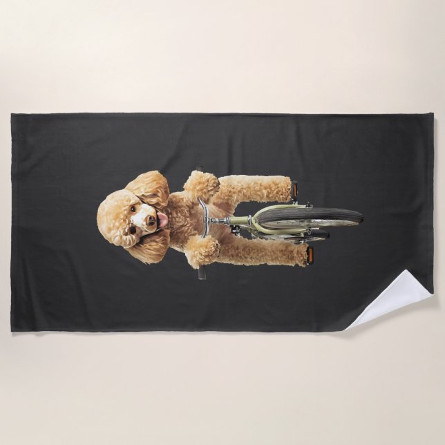 Serviette De Plage Caniche  (Devant)