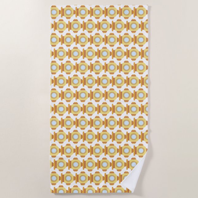 Serviette De Plage Casque de plongée (Devant)