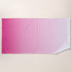 Serviette De Plage cerisier rose croustillant rose