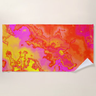 Serviette De Plage Chakra couleurs de guérison de l'énergie