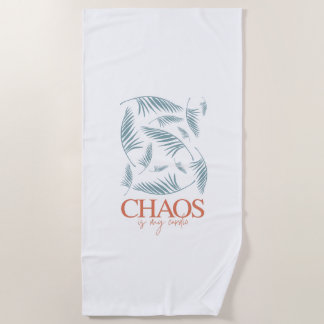 Serviette De Plage Chaos Is My Cardio