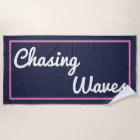 Chasing Waves Navy et Pink Beach Towers