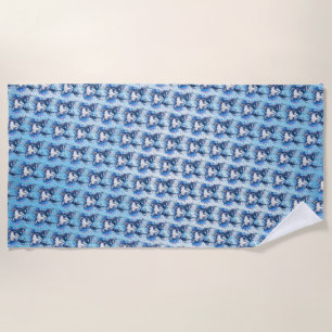 Serviette De Plage Chaton