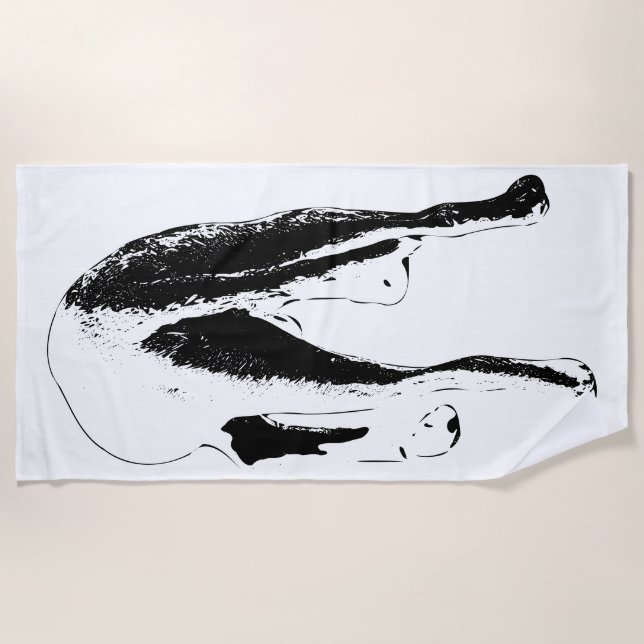 Serviette De Plage Cheeky by the Shore (Devant)