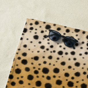 Serviette De Plage Cheetah Spots Exotic Safari Poster de animal