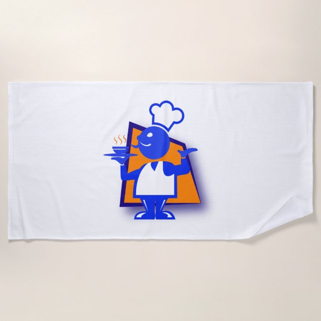 Serviette De Plage Chef (Devant)