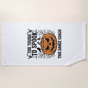 Serviette De Plage Chemise de professeur de danse Halloween Pumpkin G