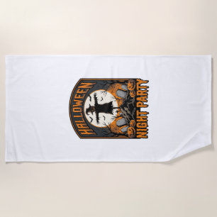 Serviette De Plage Chemise d'épouvantail Halloween Fête de cimetière
