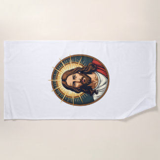 Serviette De Plage Chemise Messiah Sunburst Seal Gravure Vintage 2