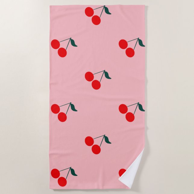 Serviette de plage Cherry (Devant)
