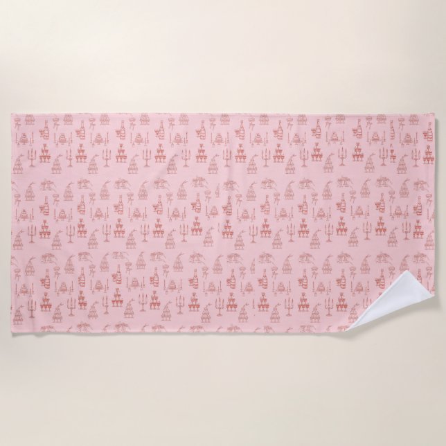 Serviette De Plage chic (Devant)