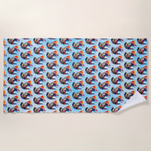 Serviette De Plage Chien