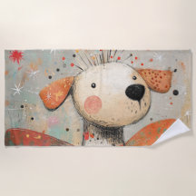 Chien Ange Céleste Sous Ciel Étoilé