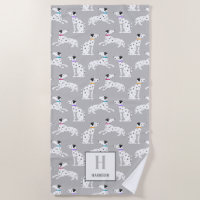 Chien Dalmatien Polka Pot Animal Aquarelle Enfants