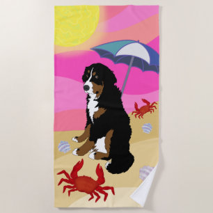 Serviette De Plage Chien de montagne bernois