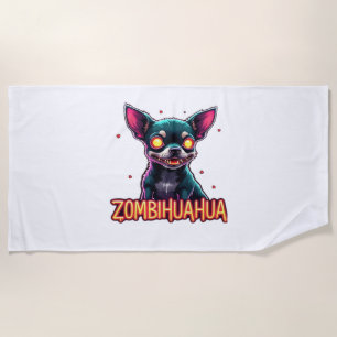 Serviette De Plage Chihuahua Chi Chichi Chiwawa Zombie Chien Hallowee