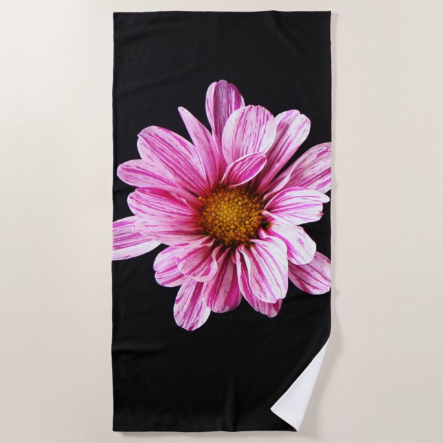 Serviette De Plage Chrysanthemum Fleur bta (Devant)