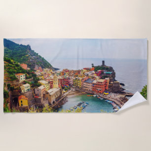 Serviette De Plage Cinque Terre Italie