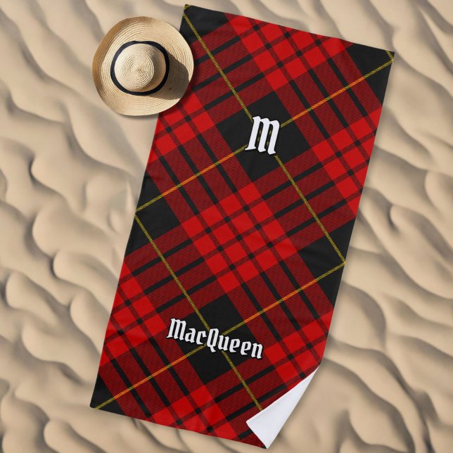Serviette De Plage Clan MacQueen Tartan (Créateur téléchargé)