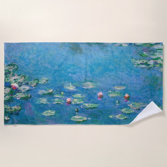 Serviette De Plage Claude Monet (Devant)