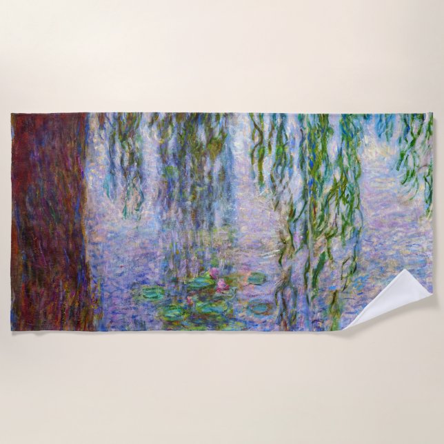 Serviette De Plage Claude Monet - Lys d'eau (Devant)