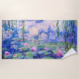 Serviette De Plage Claude Monet - Nymphéas / Nymphéas 1919