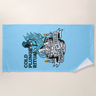 Serviette De Plage Cold Plunge Ritual