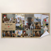 Collage de photos de famille personnalisé 'Nous vo