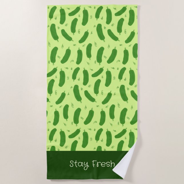 Serviette De Plage Collection Pickle & Fresh (Devant)