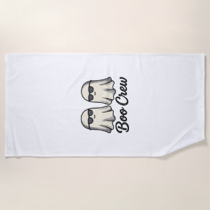 Serviette De Plage Conception de chemise Halloween vintage fantômes B