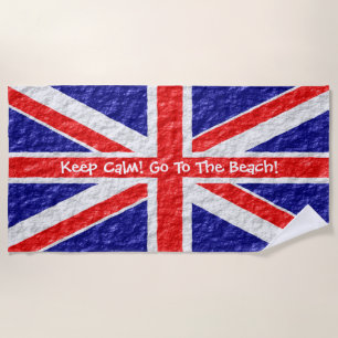 Serviette De Plage Conception de drapeau d'Union Jack