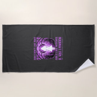 Serviette De Plage Conception de Halloween pour filles comme des sorc