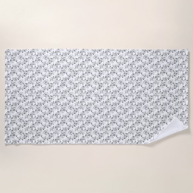 Serviette De Plage conception de langage Vingt (Devant)