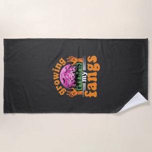 Serviette De Plage Conception de vampire Halloween Croissance de mes