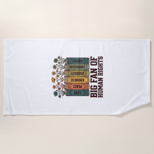 Serviette De Plage Conception de vecteur vintage de fleurs de livre d