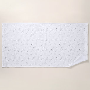 Serviette De Plage Conception verticale huit