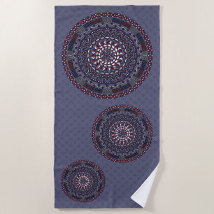 Serviette de plage Connected Independence Day