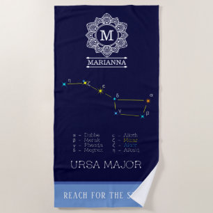 Serviette De Plage Constellation Ursa major
