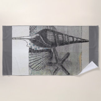 Serviette De Plage Coquillages de Long Island