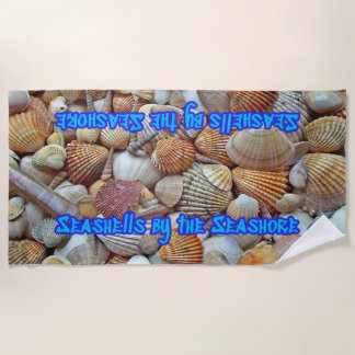 Serviette De Plage Coquillages Plage Mélangés Coquillages de Mer